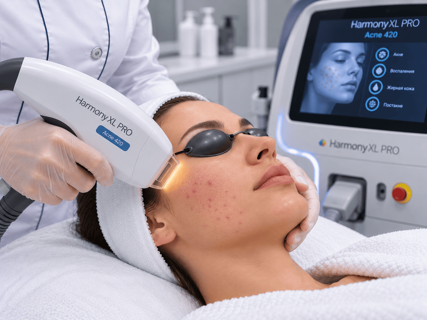 Фототерапия акне Harmony XL PRO — Acne 420